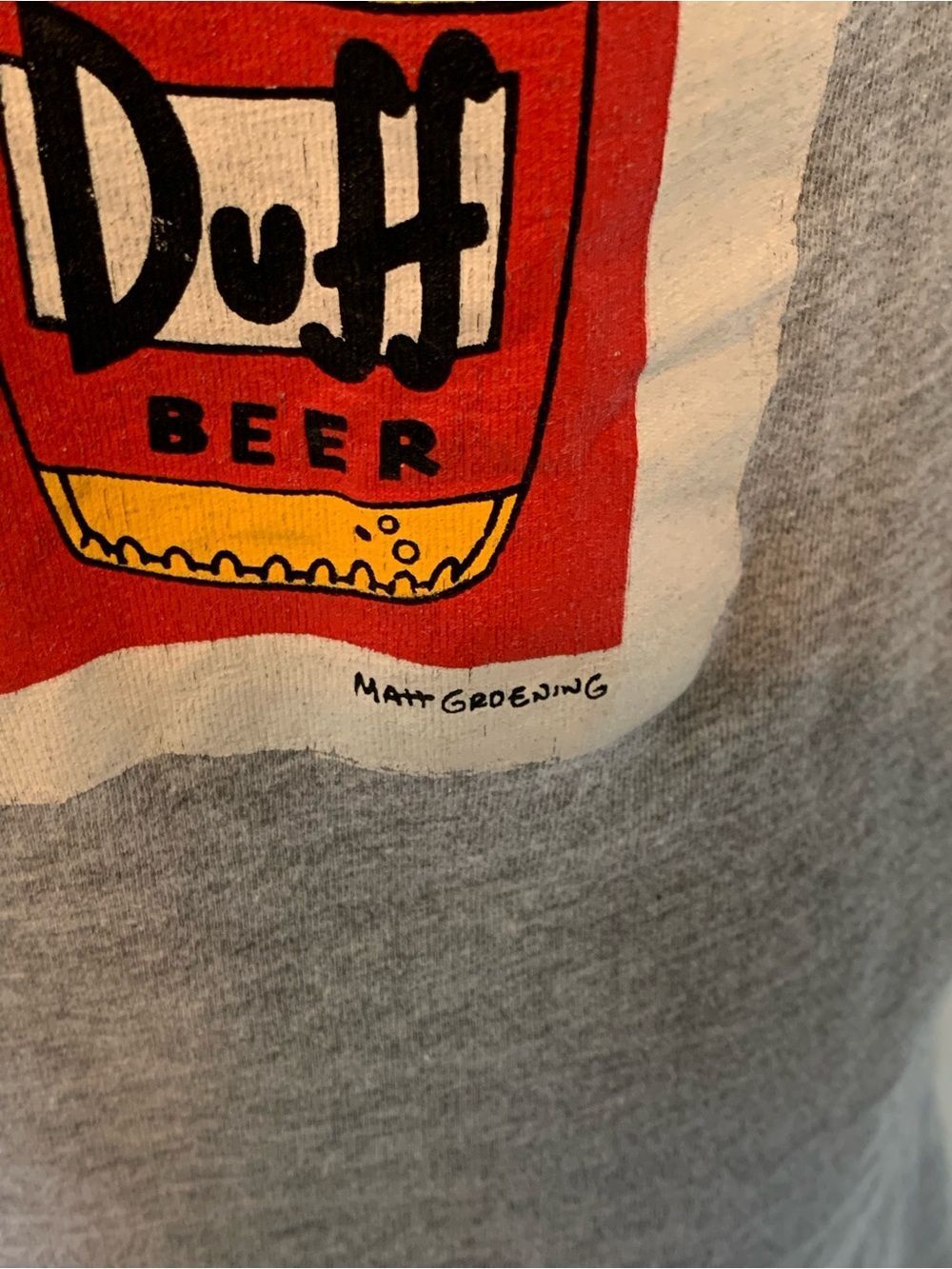The Simpson’s Graphic Crewneck T-Shirt - Gray - Picture 4 of 6